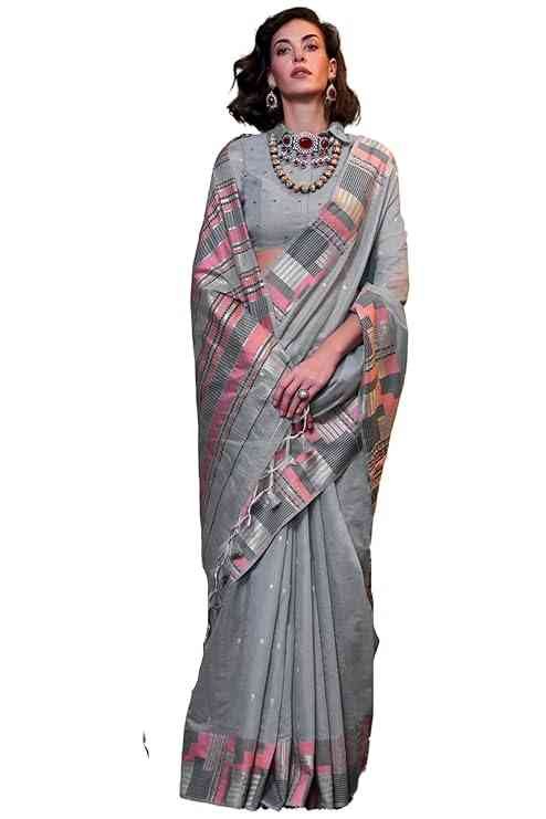 Linen Saree