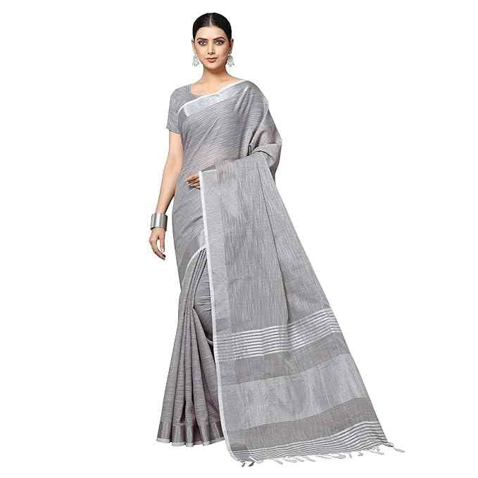 Pure Linen Saree