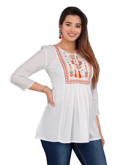 White Short Kurti